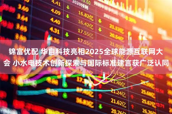 锦富优配 华自科技亮相2025全球能源互联网大会 小水电技术创新探索与国际标准建言获广泛认同