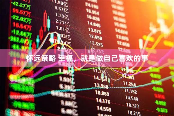 怀远策略 幸福，就是做自己喜欢的事
